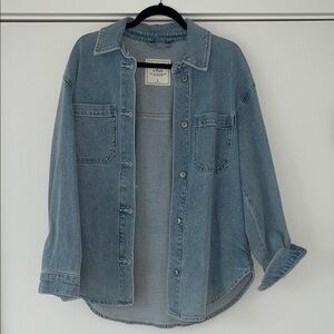 Abercrombie & Fitch Light Blue Denim Shirt